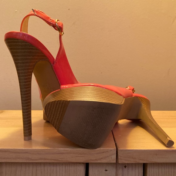 Platform Peep Toe Heels - Picture 2 of 2